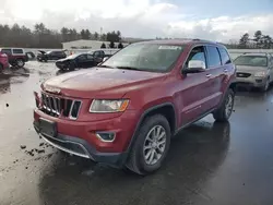 Salvage cars for sale at Windham, ME auction: 2014 Jeep Grand Cherokee Limited