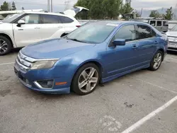 Ford Fusion Sport salvage cars for sale: 2010 Ford Fusion Sport