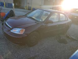 Salvage cars for sale at Kansas City, KS auction: 2003 Honda Civic EX