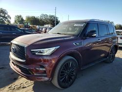 Infiniti salvage cars for sale: 2021 Infiniti QX80 Luxe