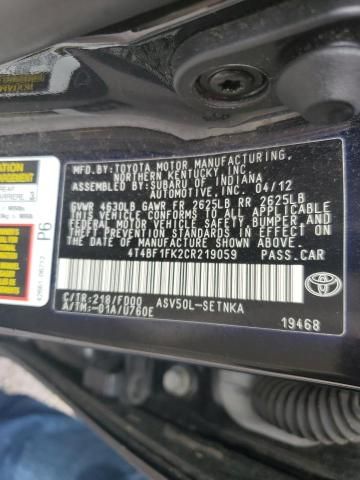 2012 Toyota Camry Base