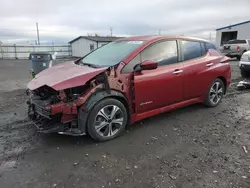 Nissan salvage cars for sale: 2019 Nissan Leaf S