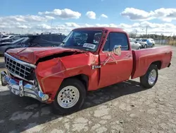 Salvage cars for sale at Indianapolis, IN auction: 1985 Dodge D-SERIES D100