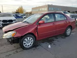 Salvage Cars with No Bids Yet For Sale at auction: 2004 Toyota Corolla CE