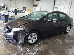 Salvage cars for sale at New Orleans, LA auction: 2013 Honda Civic LX