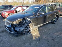 Salvage cars for sale at Candia, NH auction: 2017 Infiniti QX50