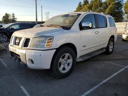 Nissan Armada salvage cars for sale: 2005 Nissan Armada SE