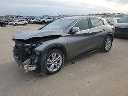 Salvage cars for sale from Copart Wilmer, TX: 2018 Infiniti QX30 Base