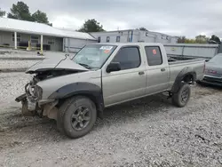 2002 Nissan Frontier Crew Cab XE en venta en Prairie Grove, AR