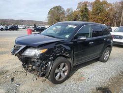 Salvage cars for sale from Copart Concord, NC: 2012 Acura MDX Technology