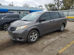 Salvage cars for sale at Wichita, KS auction: 2011 Toyota Sienna Base