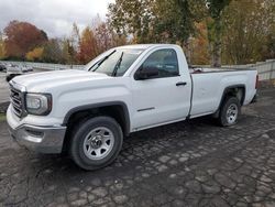 Salvage cars for sale from Copart Portland, OR: 2016 GMC Sierra C1500