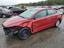 Salvage cars for sale at Harleyville, SC auction: 2017 Hyundai Elantra SE