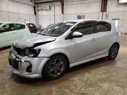 Salvage cars for sale at Franklin, WI auction: 2017 Chevrolet Sonic LT