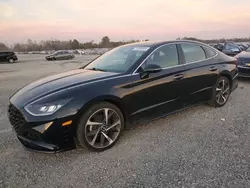 Salvage cars for sale at Lumberton, NC auction: 2021 Hyundai Sonata SEL Plus