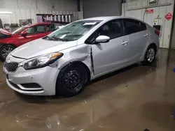 KIA salvage cars for sale: 2016 KIA Forte LX