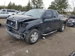 Toyota salvage cars for sale: 2009 Toyota Tundra Double Cab