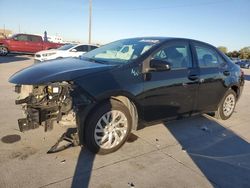 Toyota salvage cars for sale: 2017 Toyota Corolla L