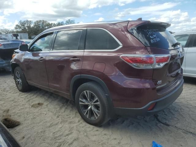 2016 Toyota Highlander XLE