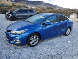 Salvage cars for sale at Reno, NV auction: 2018 Chevrolet Cruze LT