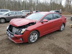 Salvage cars for sale from Copart Cookstown, ON: 2020 Hyundai Elantra SEL