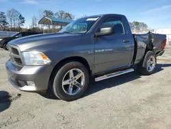 Vehiculos salvage en venta de Copart Spartanburg, SC: 2012 Dodge RAM 1500 ST