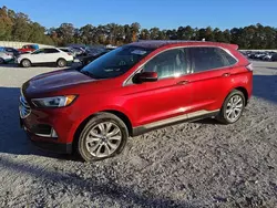 Ford salvage cars for sale: 2021 Ford Edge Titanium