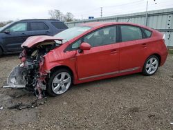 Salvage cars for sale at Chicago Heights, IL auction: 2014 Toyota Prius