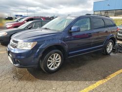 Salvage cars for sale at Woodhaven, MI auction: 2017 Dodge Journey SXT