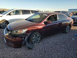 Honda salvage cars for sale: 2015 Honda Accord LX