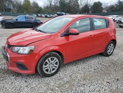 Chevrolet salvage cars for sale: 2020 Chevrolet Sonic