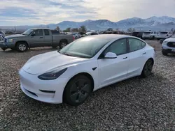 Salvage cars for sale at Magna, UT auction: 2021 Tesla Model 3