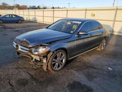 Salvage cars for sale at Pennsburg, PA auction: 2017 Mercedes-Benz C300