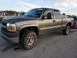 Salvage trucks for sale at Lebanon, TN auction: 2002 Chevrolet Silverado K2500 Heavy Duty