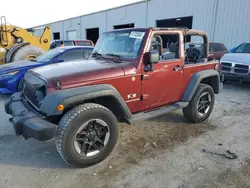 Salvage cars for sale at Jacksonville, FL auction: 2008 Jeep Wrangler X