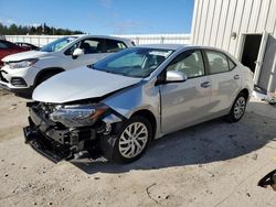 Salvage cars for sale at Franklin, WI auction: 2018 Toyota Corolla L