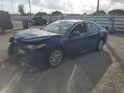 Salvage cars for sale at Miami, FL auction: 2023 Toyota Camry LE