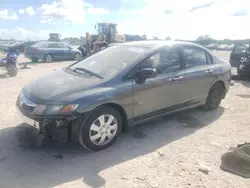 Salvage cars for sale at West Palm Beach, FL auction: 2010 Honda Civic VP