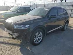 Salvage cars for sale at Sun Valley, CA auction: 2018 Audi Q7 Premium Plus