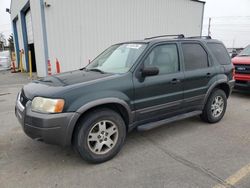 Ford salvage cars for sale: 2003 Ford Escape XLT