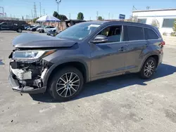 2017 Toyota Highlander SE en venta en Wilmington, CA