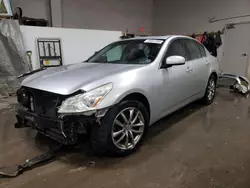 Salvage cars for sale at Elgin, IL auction: 2007 Infiniti G35