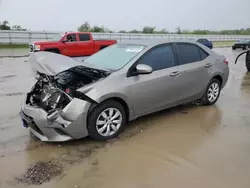 Salvage cars for sale at Houston, TX auction: 2016 Toyota Corolla L