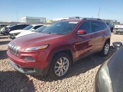 Jeep salvage cars for sale: 2014 Jeep Cherokee Limited