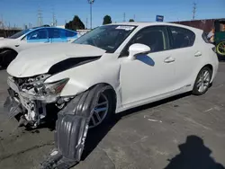 Salvage cars for sale at Wilmington, CA auction: 2014 Lexus CT 200