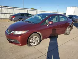 Honda salvage cars for sale: 2013 Honda Civic LX