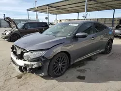 Salvage cars for sale at Anthony, TX auction: 2020 Honda Civic SI