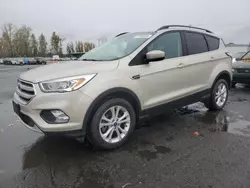 Salvage cars for sale at Portland, OR auction: 2017 Ford Escape SE