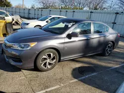 Salvage cars for sale at Moraine, OH auction: 2017 Honda Accord LX