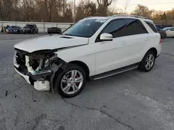 Vehiculos salvage en venta de Copart Albany, NY: 2013 Mercedes-Benz ML 350 4matic